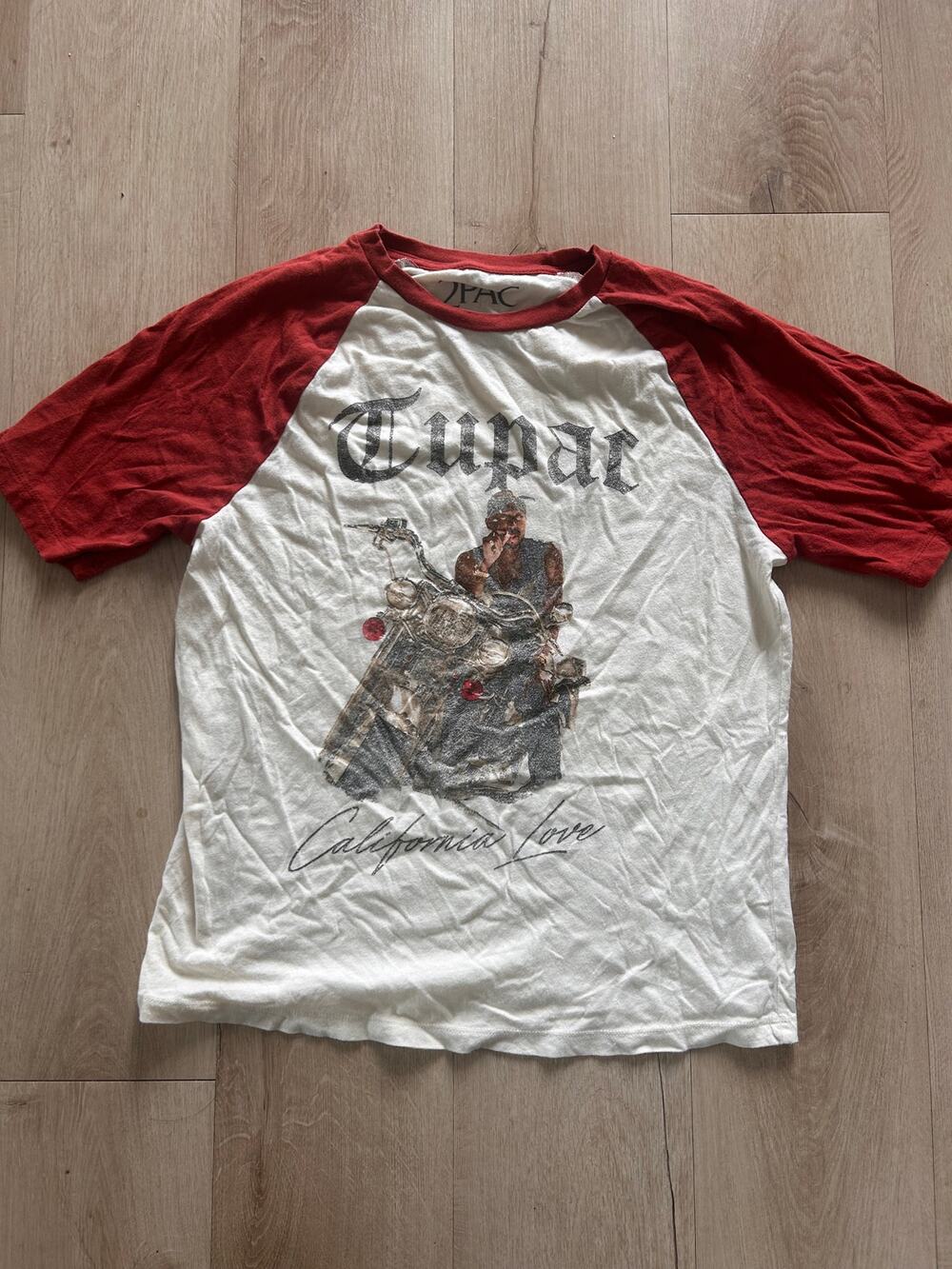 2PAC California Love Raglan Graphic Tee